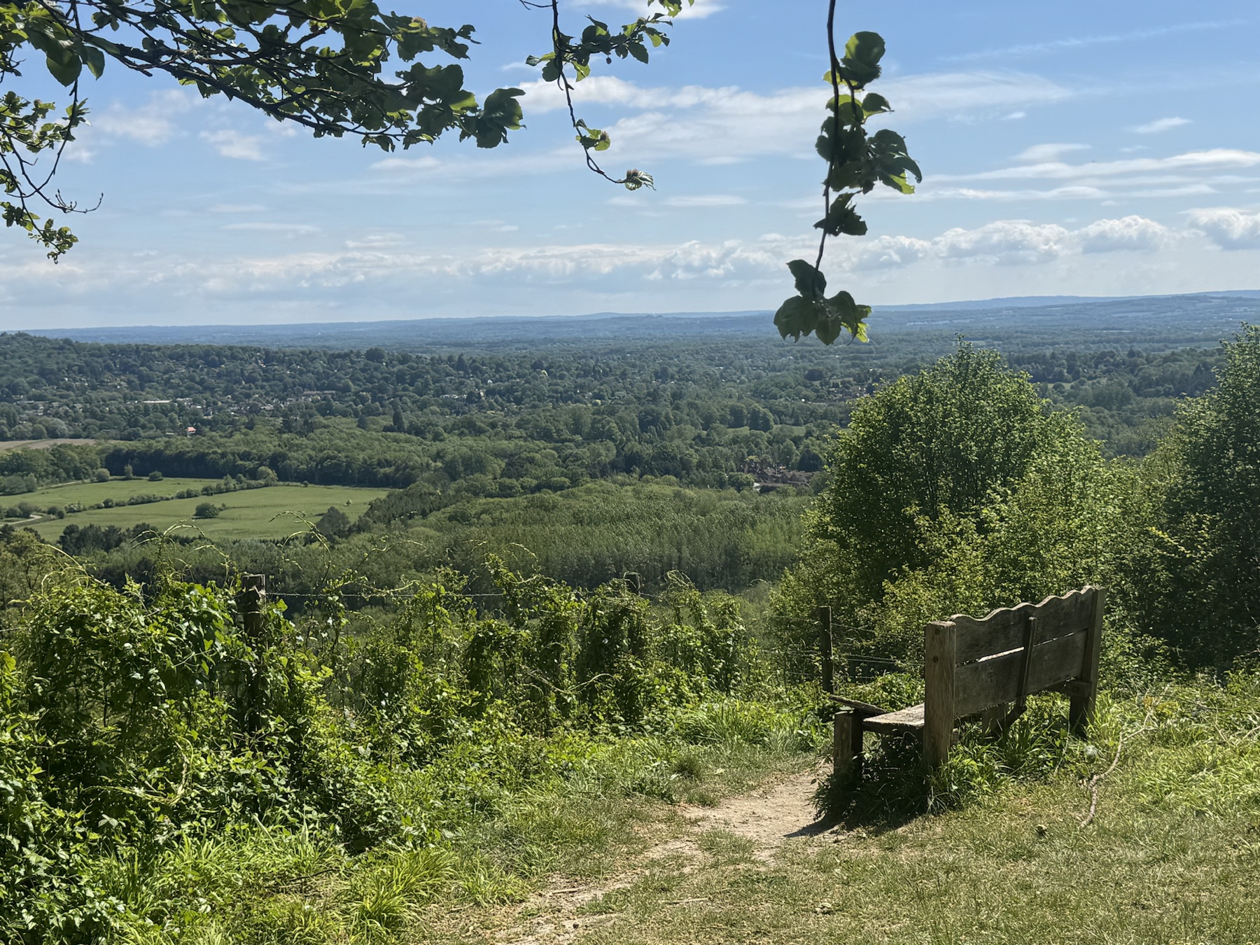 North Downs Way Section 4: Merstham to Oxted route photo